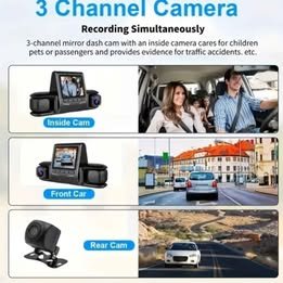 3 Channel Dashcam